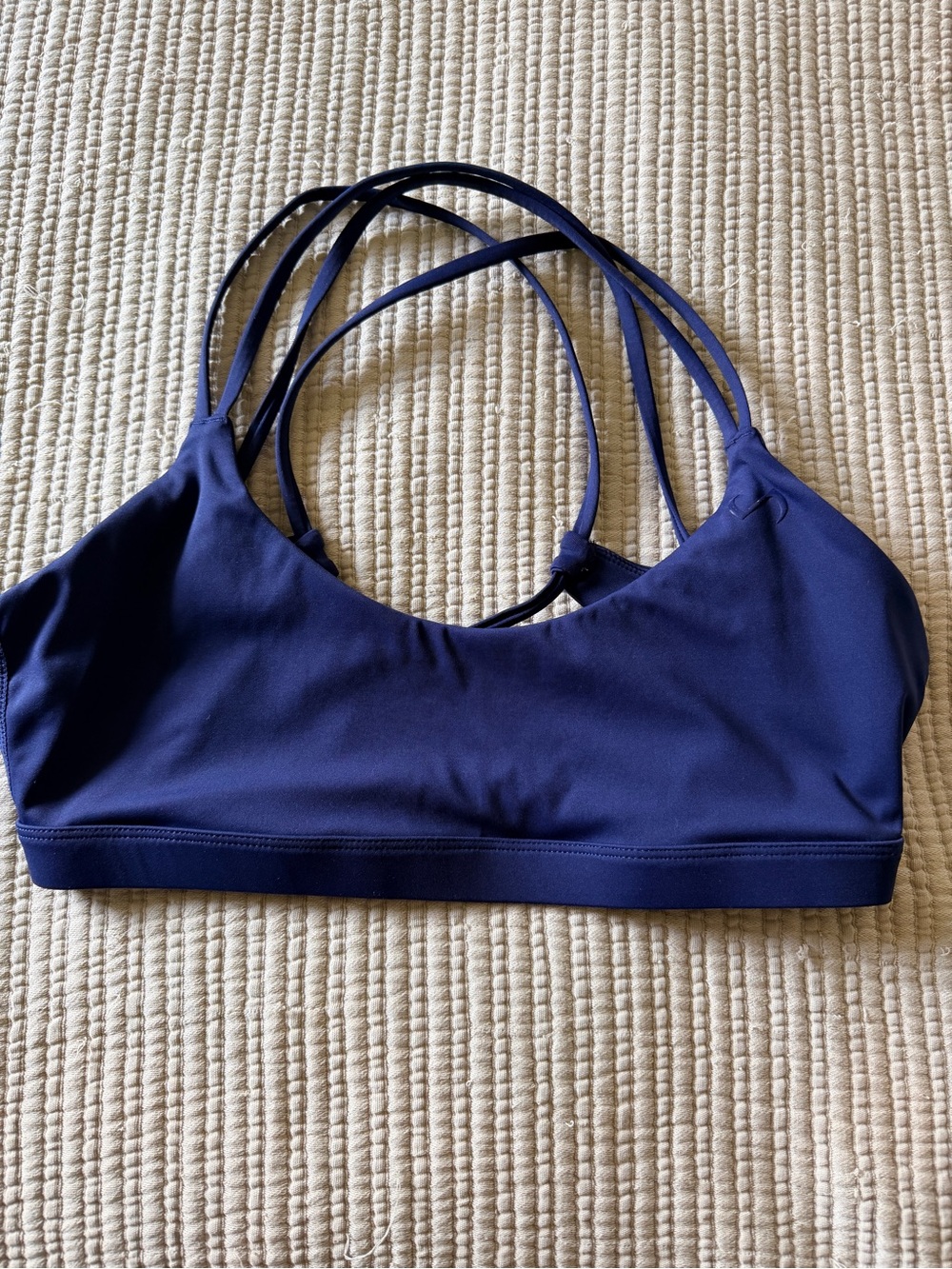 TLF Apparel Women's Navy Strappy Sports Bra Size L